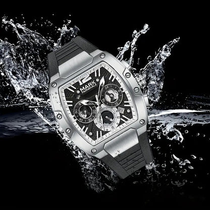 Mark Fairwhale Brand Fashionable Men's Watch Waterproof Night Light & Luxury Stainless Steel