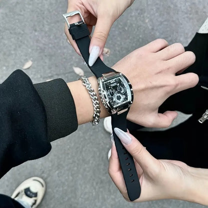 Mark Fairwhale Brand Fashionable Men's Watch Waterproof Night Light & Luxury Stainless Steel